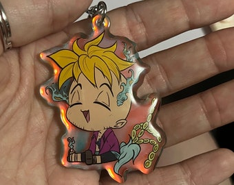 Marco The Phoenix Charm | One Piece Keychains | Anime Keychain | Chibi Charm | Whitebeard Pirates | One Piece Marco | Pirate Keychain