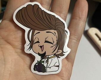 Thatch 4th Division Commander | One Piece Stickers | Anime Sticker | Chibi Sticker | Whitebeard Pirates | One Piece Thatch | Pirate Sticker