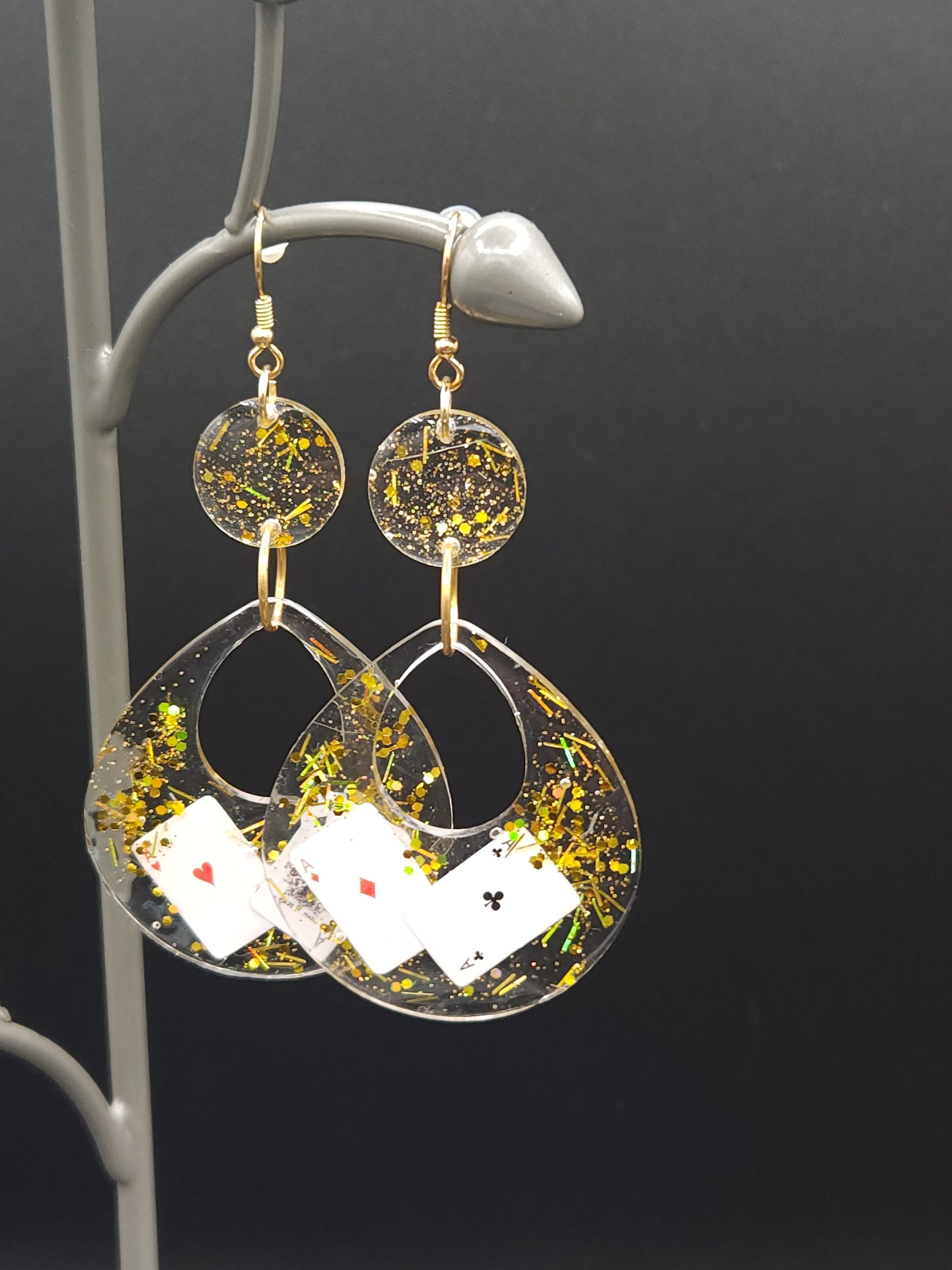 ピアス STONEHENgE 14K Lucky You Earrings StoneHenge 14K Lucky U Earrings SA24A66T Cubic Zirconia 14K