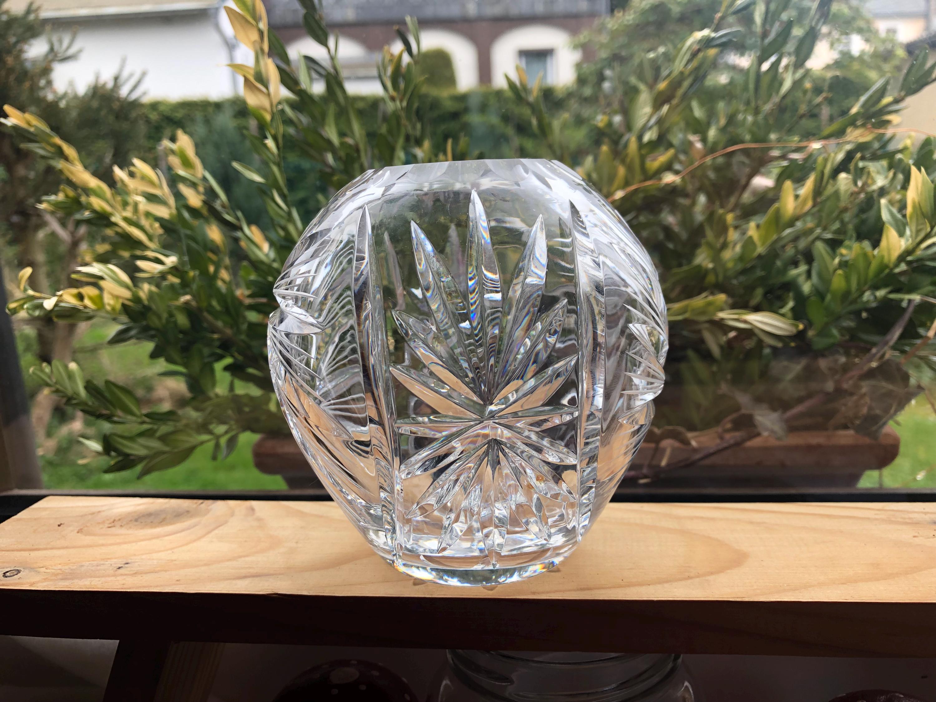Mini Vaso In Cristallo Tagliato A Mano – Trasparente 6x12 Cm – Stile Nido D'Ape – Per Fiori Recisi O Decorazione - 3