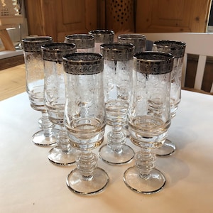 Antike champagner gläser