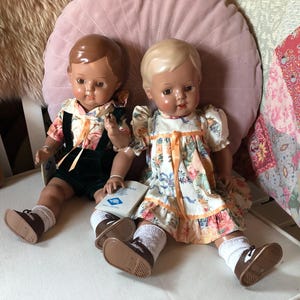 Pair of 1940's dolls - Etsy 日本