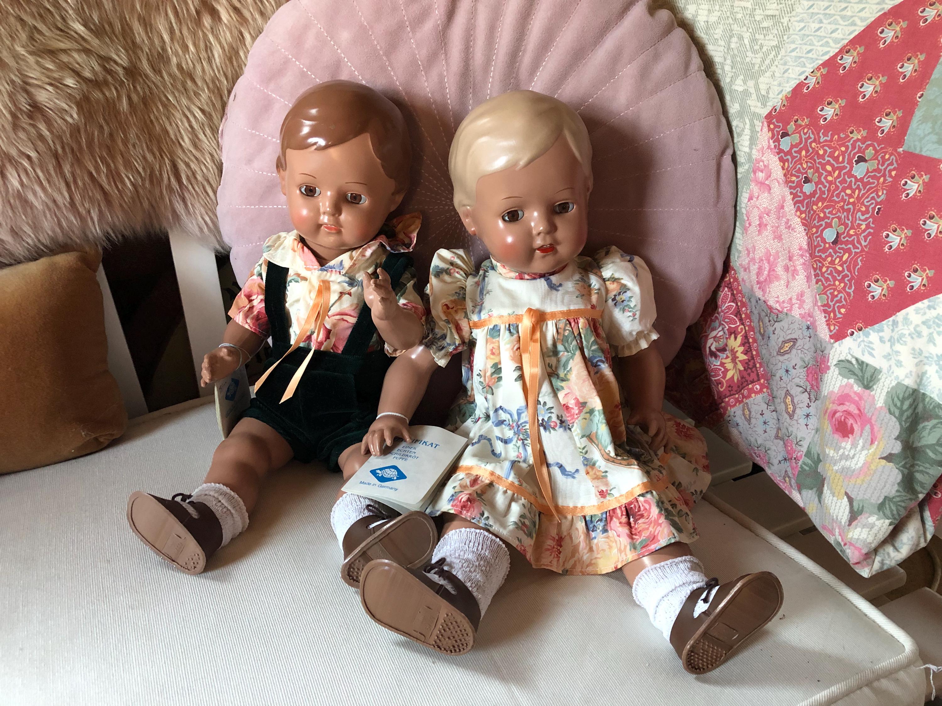 布製人形 2体セット Pair of 1940's dolls - Etsy 日本