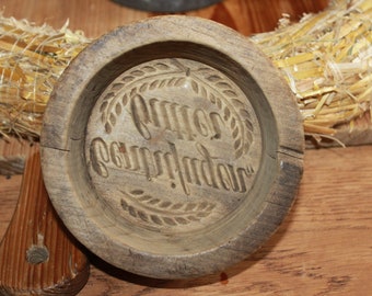 Wooden butter mold
