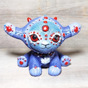 Cosmic Spirit Companion Amulet, Playful Guide & Creative Muse Vessel,  Mischievous Familiar Figurine, intuition Artifact