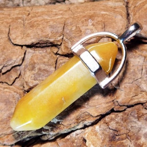 Female Djinn Spirit Bond, Grant Wishes Spirit Companion, Spirit Vessel, Yellow Quartz Necklace, Magic Vessel for Living Entity