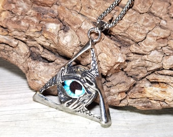 Third Eye Spell Necklace, Unseen Universe Amulet Necklace, Intuition Necklace, Amulet Talisman, Clairvoyance Amulet Necklace, Witchy Jewelry