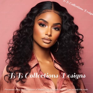 Beauty, Hair, Makeup, and Lash Stock Photos (1 Photo) | Black Beauty Model Photos | Stock Images | Digital | AI Photography |Commercial Use