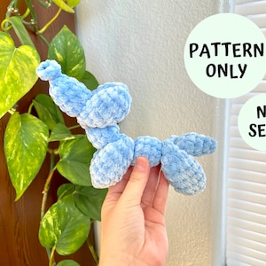Balloon Animal Crochet Pattern, No Sew Dog Amigurumi Tutorial, Fidget Toy