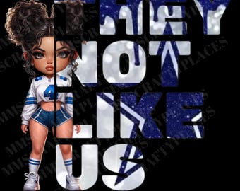 THEYNOTLIKEUS Digital download; Football COWBOYS instant download png