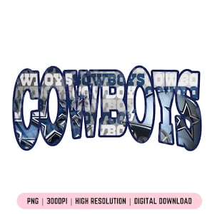 Cowboys Png, Football Png, Digital Download