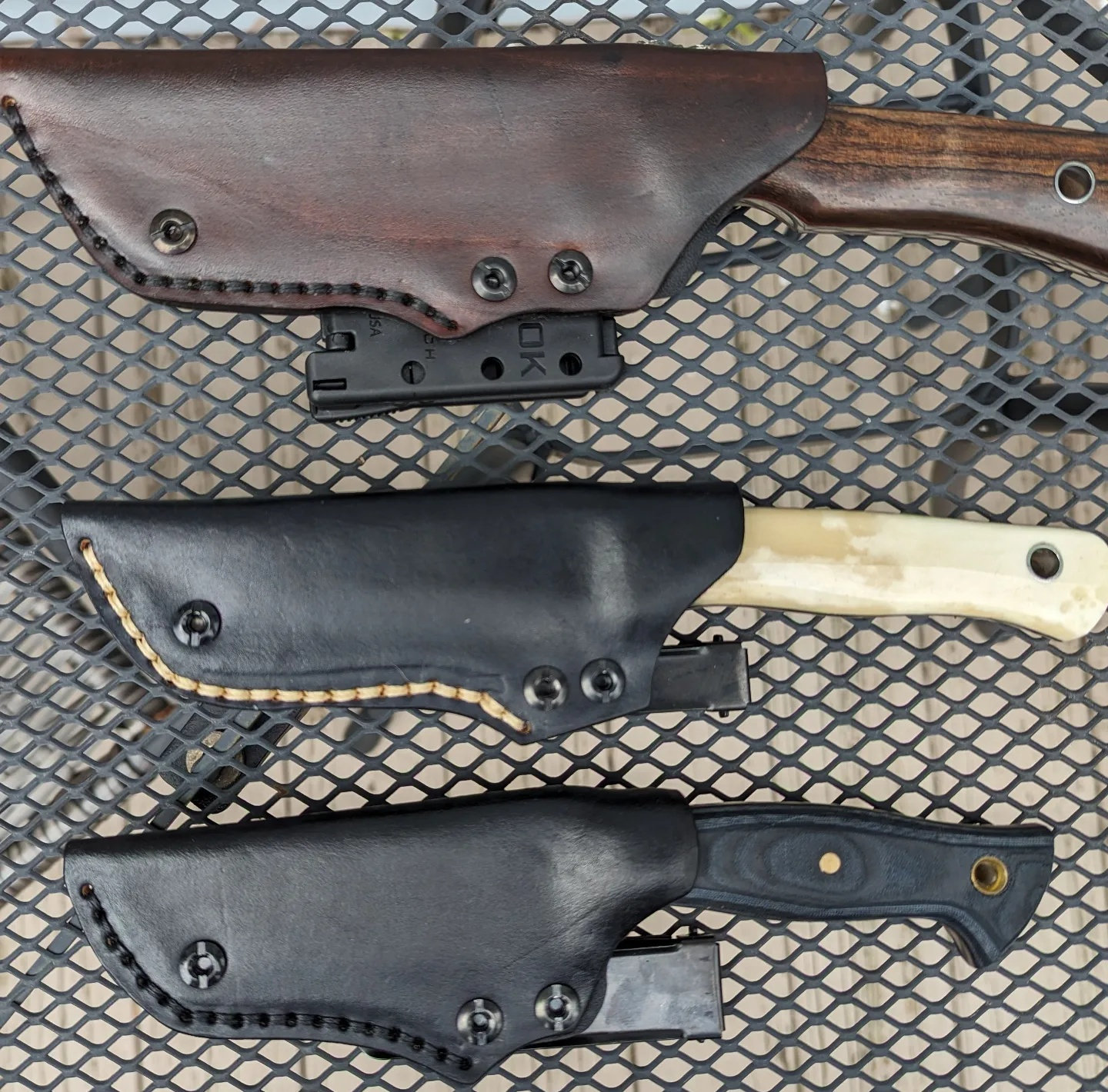Leather, Plastic, Nylon or Custom Kydex Knife Sheaths for Fixed Blades? -  The Knife Connection