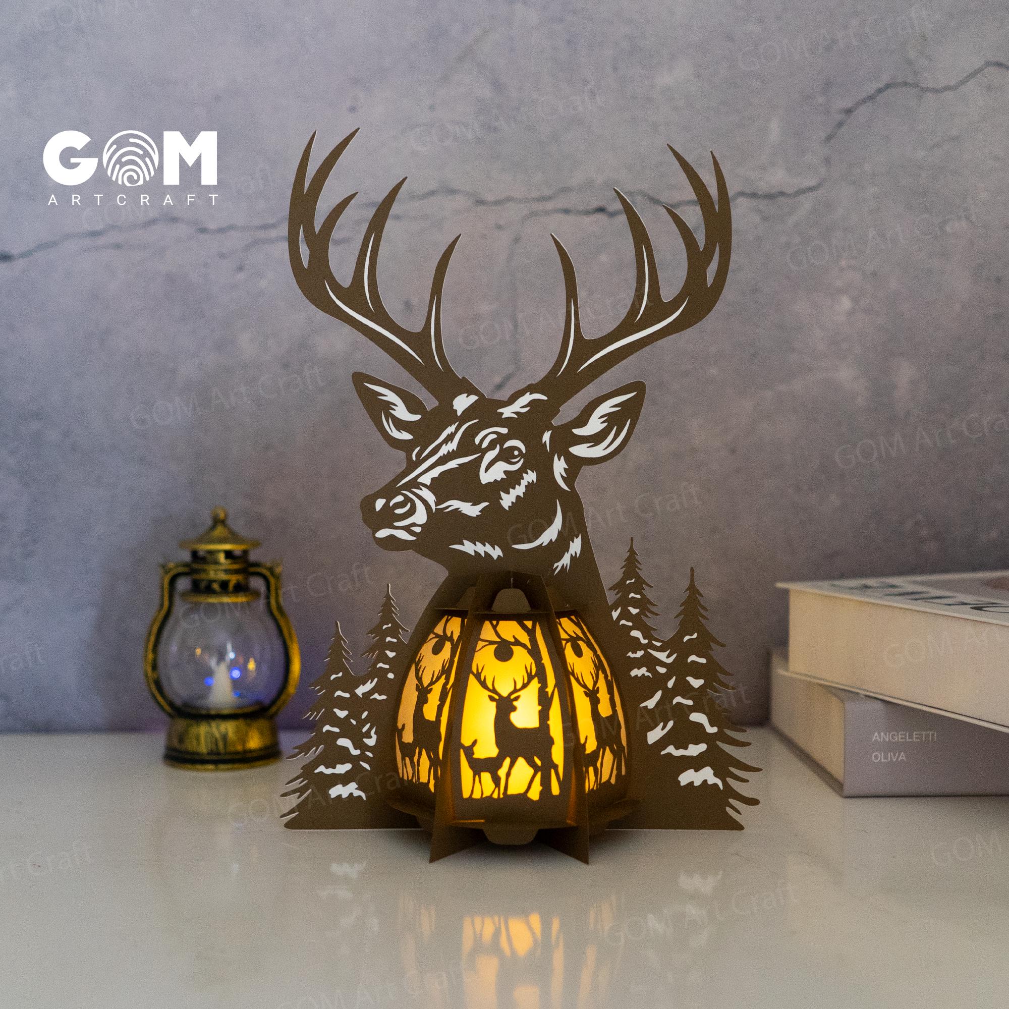 3d houten herten hoofd - Etsy België, image size:2000x2000