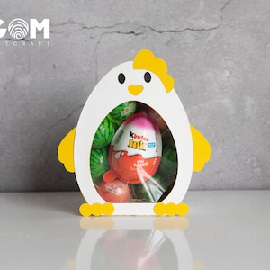 Egg Easter Candy Box - Happy Easter - Box Easter Holder, Gift box svg - Paper Cut