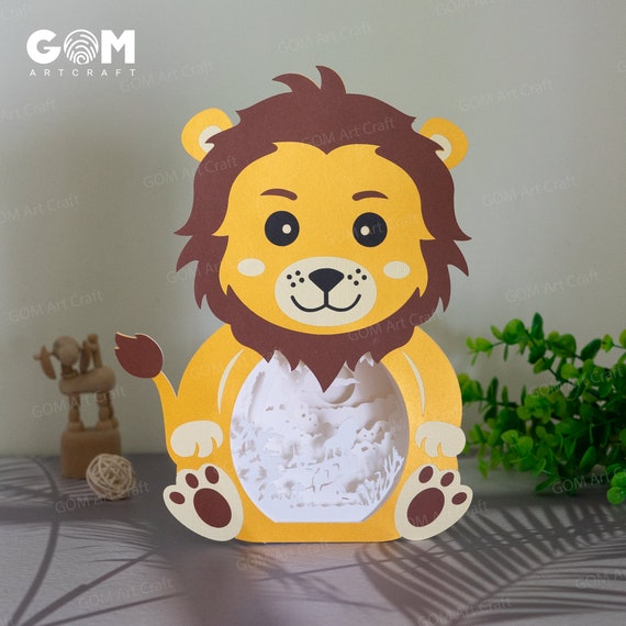 Lanterne Carta Bambini Gozuein 6 Pezzi - Kit DIY Animali Con LED