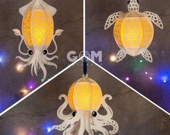 LIDY Candela Nera A Forma Di Tentacolo Di Polpo - Decorazione Gotica Per Ambiente - 20.3 Cm - 6 Ore