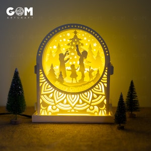 Kinder Dekorieren The Pine Tree Pop-up Karte 3D - Frohe Weihnachten Karte - Scherenschnitt Vorlage Für Cricut - Besondere Geschenkkarten