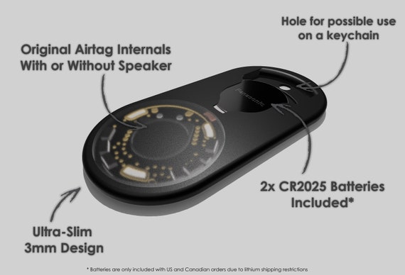 Apple AirTag 3mm Wallet Card Modification DIY Conversion Kit Turn