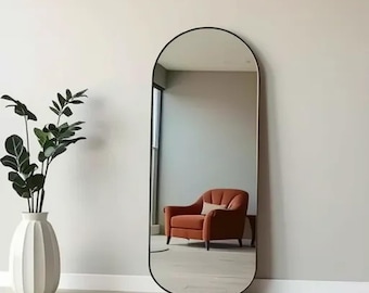 Scandinavian Full Length Floor Mirror – Modern Home Decor