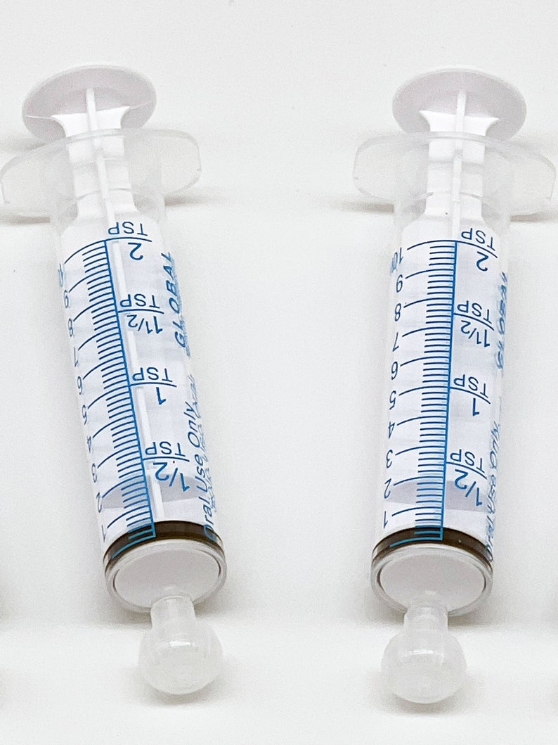 10ml Oral Ultraflo Feeding Syringe Eccentric Tip 2 Teaspoon Oring