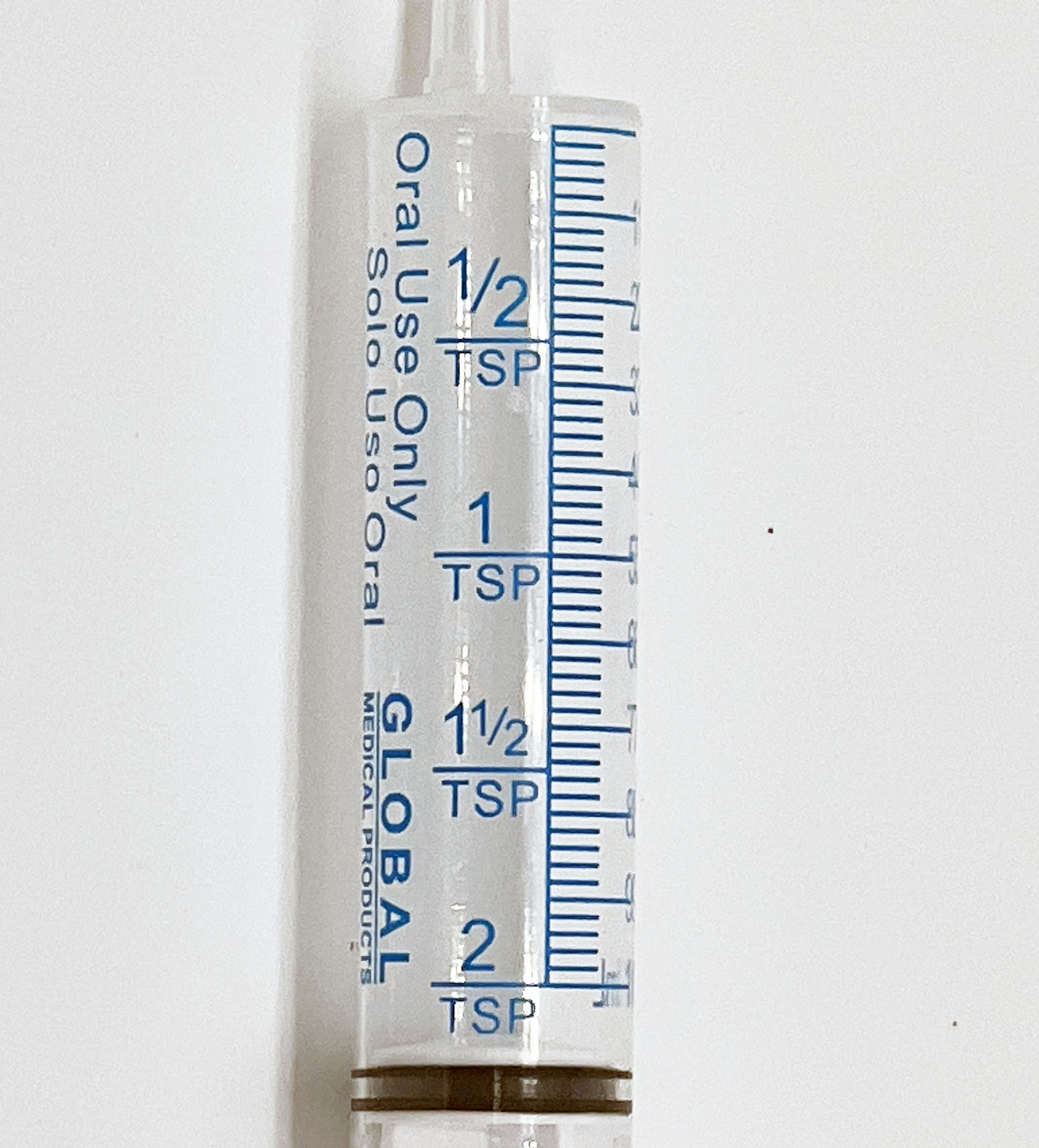 10ml Oral Ultraflo Feeding Syringe Eccentric Tip 2 Teaspoon Oring