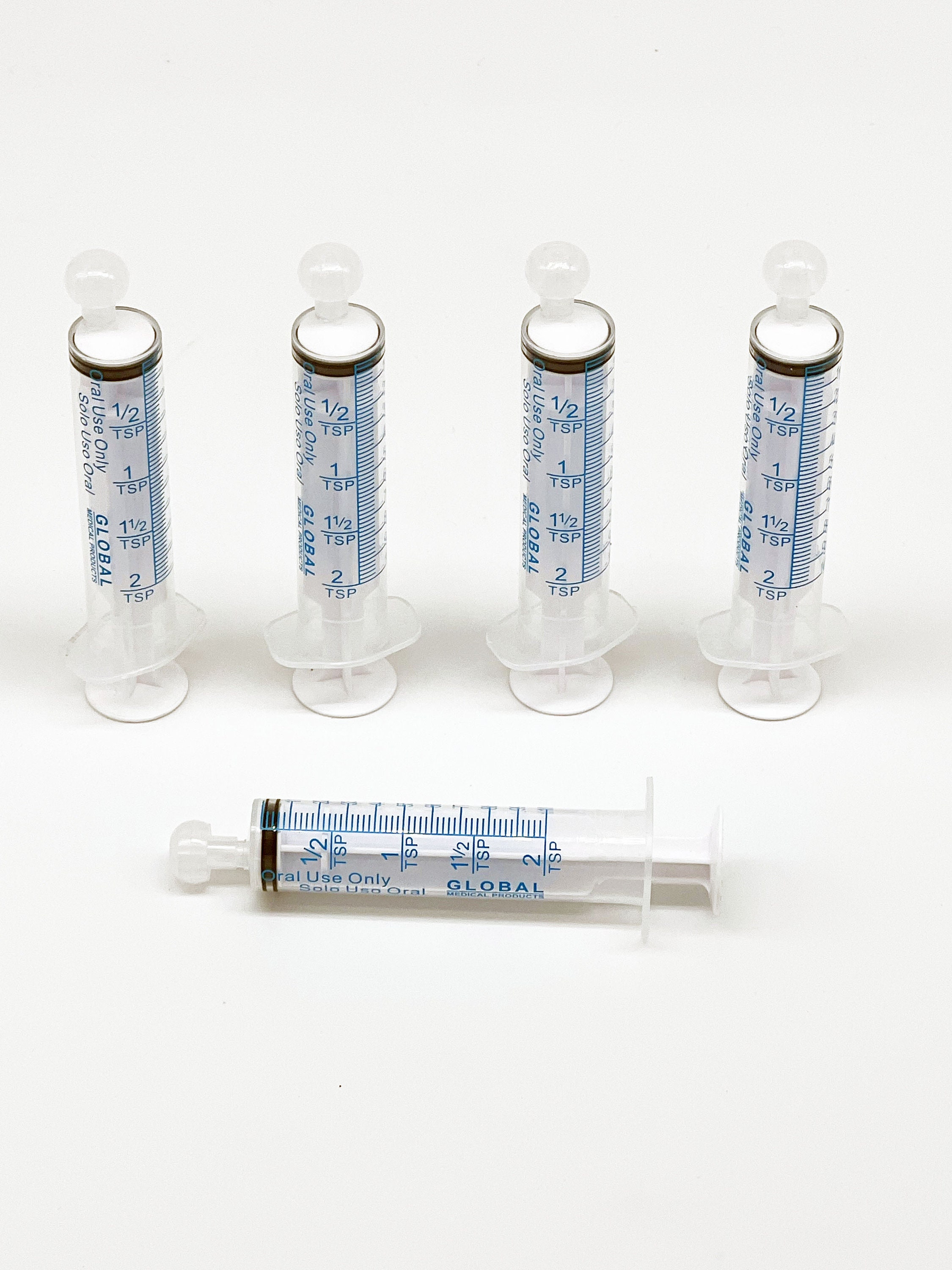 10ml Oral Ultraflo Sterile Syringe Eccentric Tip 2 Teaspoon Oring