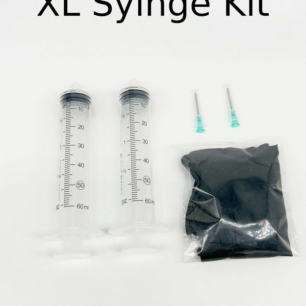 Ink Refill Syringe Kits: Easy & Precise with Needles and Gloves Included