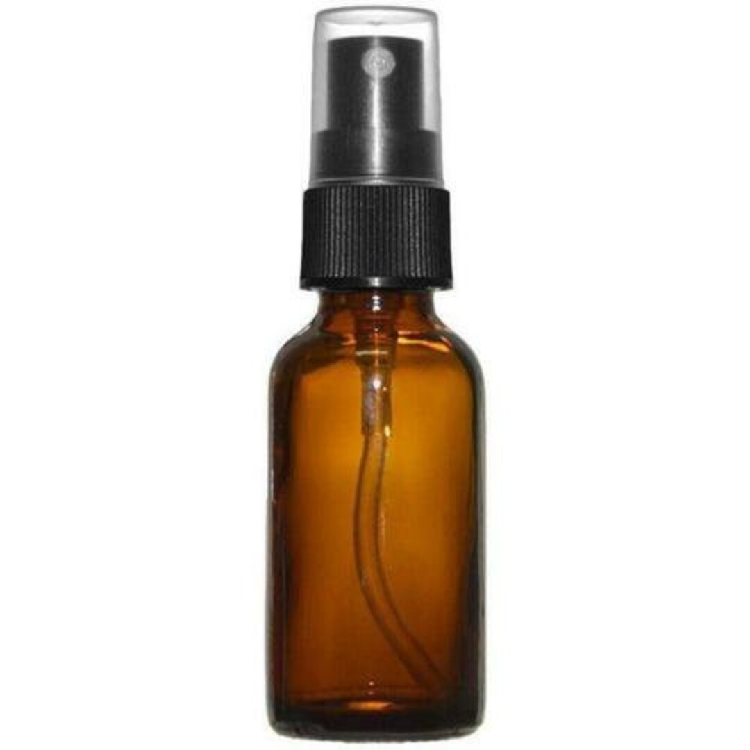 Amber Black Mist Sprayer Bottle Glass Tincture Bottles for Essential