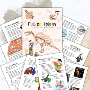 Palaeontology Homeschool Study Unit | Digital Download Curriculum