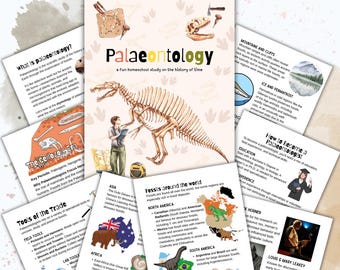 Palaeontology Homeschool Study Unit | Digital Download Curriculum
