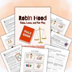 Robin Hood Rules and Laws Printable | Fair Play and Community Study | Grade 2 Social Studies PDF