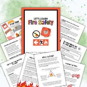 Unidad de estudio de educación en el hogar sobre seguridad contra incendios / Plan de estudios digital de habilidades para la vida
