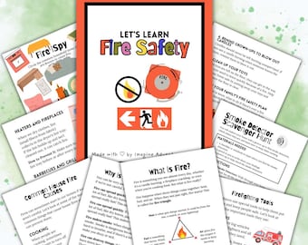 Fire Safety Homeschool Study Unit | Life Skills Digital Download Curriculum