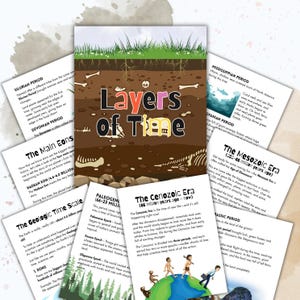 Geological Layers of Time Homeschool Study Unit | Digital Download Curriculum