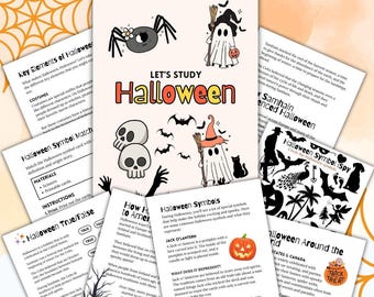 Halloween | Holiday Homeschool Study Unit | Digital Download Curriculum