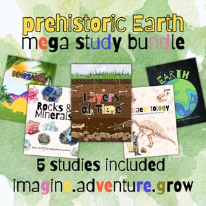 Earth Science Mega Bundle for Kids | Dinosaurs Paleontology Rock Cycle Geologic Time | Homeschool Science