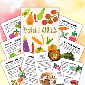 Vegetables Homeschool Study Unit | Digital Download Curriculum