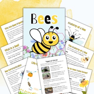 Bee Homeschool Study Unit | Digital Download Curriculum