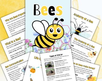 Unidad de estudio de educación en casa de Bee / Plan de estudios de descarga digital