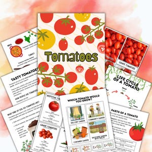Tomatoes Plants Homeschool Study Unit | Digital Download Curriculum