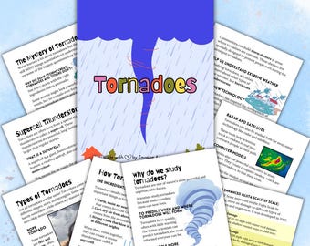 Tornadoes Homeschool Study Unit | Life Skills Digital Download Curriculum