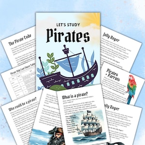 Piratas / Unidad de estudio de historia de educación en casa / Plan de estudios de descarga digital