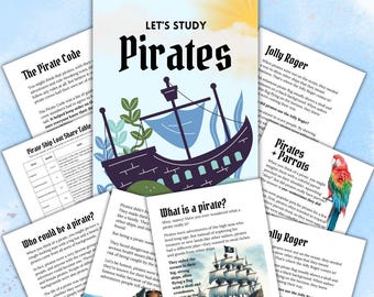 Pirates | Homeschool History Study Unit | Digital Download Curriculum