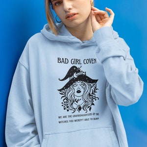 Bad Girl Coven Hoodie Witchy Hoodie Witch Hoodie Edgy Hoodie Feminist Hoodie Alt Hoodie Witchy Things Witchy Stuff Goth Hoodie
