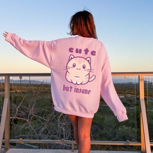 Kawaii Crewneck Kawaii Cat Shirt Kawaii Ropa Yami Kawaii Harajuku Sudadera Kawaii Sudadera
