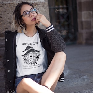 Bad Girl Coven Shirt Witchy Shirt Witch Shirt Witchy Stuff Witchy Things Goth Shirt Mall Goth Shirt Soft Goth Egirl Clothing