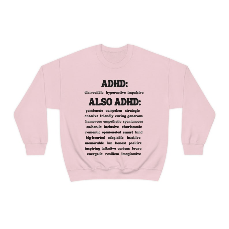 ADHD Sweatshirt ADHD Shirt Attention Deficit Hyperactivity - Etsy
