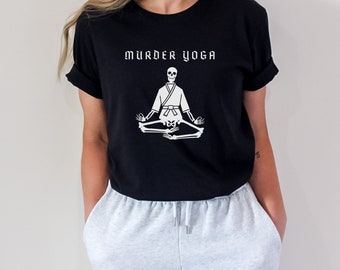Murder Yoga Shirt BJJ Shirt Jiu Jitsu Shirt Jiu Jitsu T Shirt BJJ Women Jiu Jitsu BJJ Brazilian Jiu Jitsu Shirt