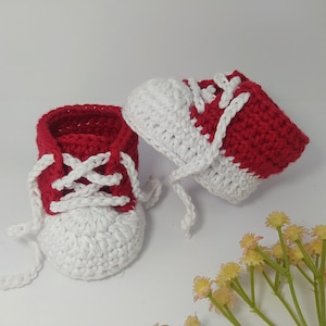 Crochet Pattern PDF Easy Sneakers Baby Booties for Beginners - Etsy