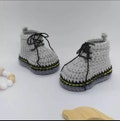 Crochet Docmart style Handmade Baby Boots product logo